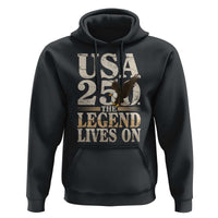 USA 250 The Legend Lives On Hoodie Patriotic Eagle for Semiquincentennial 2026 - Wonder Print Shop