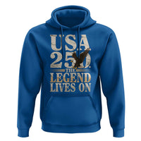 USA 250 The Legend Lives On Hoodie Patriotic Eagle for Semiquincentennial 2026 - Wonder Print Shop