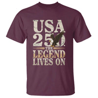 USA 250 The Legend Lives On T Shirt Patriotic Eagle for Semiquincentennial 2026 - Wonder Print Shop