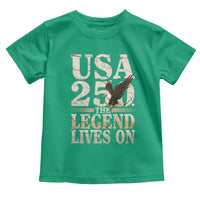 USA 250 The Legend Lives On Toddler T Shirt Patriotic Eagle for Semiquincentennial 2026 - Wonder Print Shop