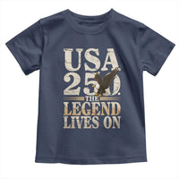 USA 250 The Legend Lives On Toddler T Shirt Patriotic Eagle for Semiquincentennial 2026 - Wonder Print Shop