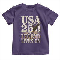 USA 250 The Legend Lives On Toddler T Shirt Patriotic Eagle for Semiquincentennial 2026 - Wonder Print Shop