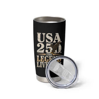 USA 250 The Legend Lives On Tumbler Cup Patriotic Eagle for Semiquincentennial 2026 - Wonder Print Shop