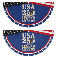 USA 250 The Legend Lives On Patriotic Fan Flag Eagle for Semiquincentennial 2026