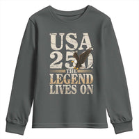 USA 250 The Legend Lives On Youth Sweatshirt Patriotic Eagle for Semiquincentennial 2026 - Wonder Print Shop