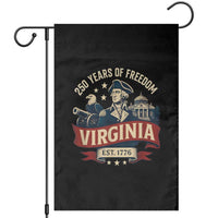 Virginia 250 Years of Freedom Garden Flag George Washington Patriotic State Pride Est. 1776 - Wonder Print Shop