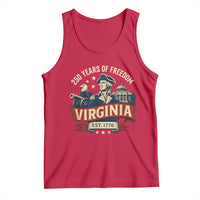 Virginia 250 Years of Freedom Tank Top George Washington Patriotic State Pride Est. 1776 - Wonder Print Shop