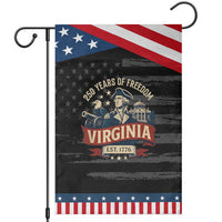 Virginia 250 Years of Freedom Garden Flag George Washington Patriotic State Pride Est. 1776