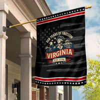 Virginia 250 Years of Freedom Garden Flag George Washington Patriotic State Pride Est. 1776