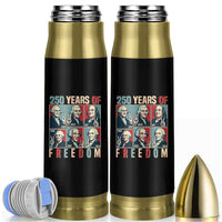 Founding Fathers 250 Years of Freedom Bullet Tumbler Patriotic Pop Art Style Semiquincentennial 2026 - Wonder Print Shop