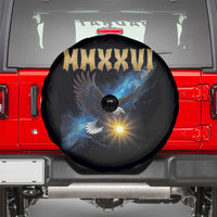 MMXXVI 2026 Eagle Spare Tire Cover Epic Patriotic Capitol Flag USA 250th Anniversary - Wonder Print Shop