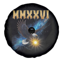 MMXXVI 2026 Eagle Spare Tire Cover Epic Patriotic Capitol Flag USA 250th Anniversary - Wonder Print Shop