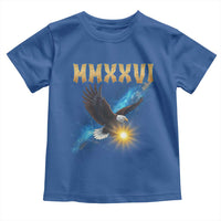 MMXXVI 2026 Eagle Toddler T Shirt Epic Patriotic Capitol Flag USA 250th Anniversary - Wonder Print Shop