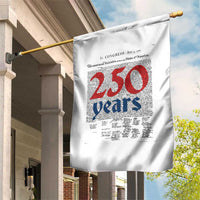 250 Years Declaration of Independence Garden Flag Historic Patriotic 1776 to 2026 Semiquincentennial - Wonder Print Shop