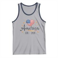 America Heart 250 Years Tank Top US Semiquincentennial Cute Patriotic 1776 to 2026 - Wonder Print Shop