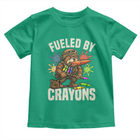 Fueled by Crayons Bulldog Soldier Toddler T Shirt Funny Combat Veteran Crayon Launcher - Wonder Print Shop