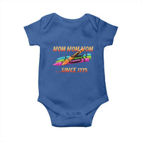 Nom Nom Nom Crayons Baby Onesie Since 1775 Funny Military Joke Veterans - Wonder Print Shop