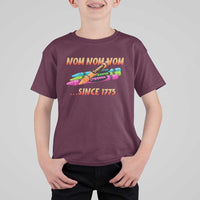 Nom Nom Nom Crayons T Shirt For Kid Since 1775 Funny Military Joke Veterans - Wonder Print Shop