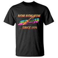 Nom Nom Nom Crayons T Shirt Since 1775 Funny Military Joke Veterans - Wonder Print Shop