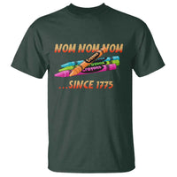 Nom Nom Nom Crayons T Shirt Since 1775 Funny Military Joke Veterans - Wonder Print Shop