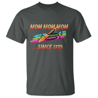 Nom Nom Nom Crayons T Shirt Since 1775 Funny Military Joke Veterans - Wonder Print Shop