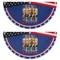 Original Rebels 250 Years of Freedom Patriotic Fan Flag Founding Fathers 1776 to 2026 Semiquincentennial