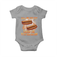 Call Me the Vet Offensive Hot Dog Meme Baby Onesie I Be Putting These Dogs Down Funny Glizzy Globber - Wonder Print Shop