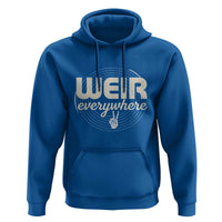 Weir Everywhere Retro Tribute Hoodie Psychedelic Peace and Music Culture