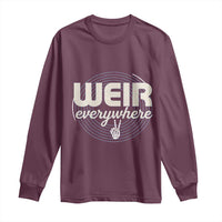 Weir Everywhere Retro Tribute Long Sleeve Shirt Psychedelic Peace and Music Culture