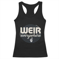Weir Everywhere Retro Tribute Racerback Tank Top Psychedelic Peace and Music Culture