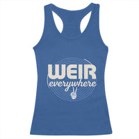 Weir Everywhere Retro Tribute Racerback Tank Top Psychedelic Peace and Music Culture