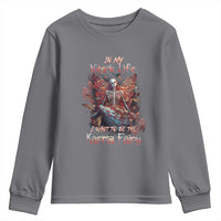 Gothic Skeleton Fairy Youth Sweatshirt In My Next Life I Want To Be The Karma Fairy Butterfly Aesthetic