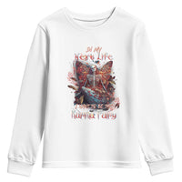 Gothic Skeleton Fairy Youth Sweatshirt In My Next Life I Want To Be The Karma Fairy Butterfly Aesthetic