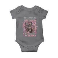 Gothic Skeleton Fairy Baby Onesie She Whispered Back I Am The Storm Dark Angel