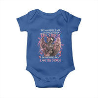 Gothic Skeleton Fairy Baby Onesie She Whispered Back I Am The Storm Dark Angel