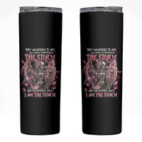 Gothic Skeleton Fairy Skinny Tumbler She Whispered Back I Am The Storm Dark Angel