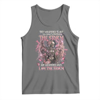 Gothic Skeleton Fairy Tank Top She Whispered Back I Am The Storm Dark Angel