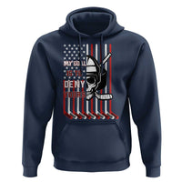 USA Flag Hockey Hoodie Skull Player My Goal Is To Deny Yours