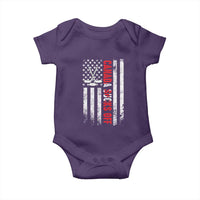 USA Flag Hockey Baby Onesie Funny Canada Sucks US EH American Flag