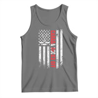 USA Flag Hockey Tank Top Funny Canada Sucks US EH American Flag