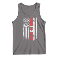 USA Flag Hockey Tank Top Funny Canada Sucks US EH American Flag