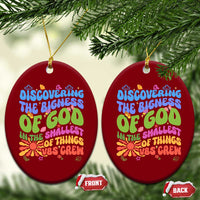 VBS 2025 Ceramic Ornament Discovering The Bigness Of God In The Smallest Of Things Retro Groovy - Wonder Print Shop