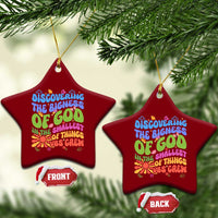 VBS 2025 Ceramic Ornament Discovering The Bigness Of God In The Smallest Of Things Retro Groovy - Wonder Print Shop