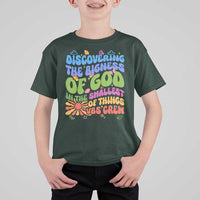 VBS 2025 T Shirt For Kid Discovering The Bigness Of God In The Smallest Of Things Retro Groovy