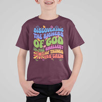 VBS 2025 T Shirt For Kid Discovering The Bigness Of God In The Smallest Of Things Retro Groovy