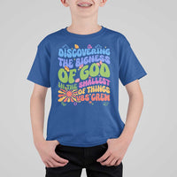 VBS 2025 T Shirt For Kid Discovering The Bigness Of God In The Smallest Of Things Retro Groovy