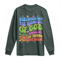 VBS 2025 Long Sleeve Shirt Discovering The Bigness Of God In The Smallest Of Things Retro Groovy