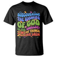 VBS 2025 T Shirt Discovering The Bigness Of God In The Smallest Of Things Retro Groovy