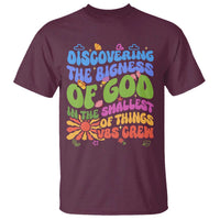 VBS 2025 T Shirt Discovering The Bigness Of God In The Smallest Of Things Retro Groovy