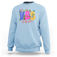 VBS Crew 2025 Sweatshirt Magninfied Vacation Bible School Adventure